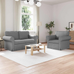 Diivan 2 pcs helehall metall
