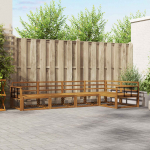 V&auml;li diivanikomplekt 5 pcs neutraalne tugev akatsiapuu