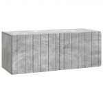Rippuv tv kapp betoonhall 78,5 x 31 x 30 cm tehispuit