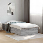 Voodiraam ladustamisega hall sonoma 80 x 200 cm tehispuit