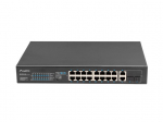 Lanberg Switch rack 19" POE+ 16x 100MB /2X COMBO  GIGABIT ETHERNET 150W