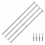 Reguleeritavad akende turvatrellid 4 p&otilde;iki trelliga 1000-1500 mm