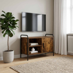 Telerikapp 133 x 33 x 50 cm suitsutatud tamm tehispuit