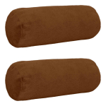 Diivanipadi 2 pcs heerlen helepruun &oslash; 15 x 40 cm flanell