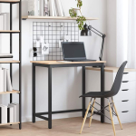 Laud neutraalne 80 x 50 x 77 cm t&ouml;&ouml;deldud puit ja teras