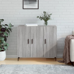 Puhvetkapp, hall sonoma tamm, 90 x 34 x 80 cm, tehispuit
