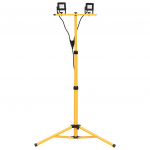 Statiiviga led prožektor, 2 x 10 w, soe valge