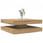 Diivanilaud 360 kraadi p&ouml;&ouml;ratav k&auml;sit&ouml;&ouml;line tamm 90x90x34,5 cm