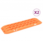 Veoplaadid 2 tk, oranž, 106x30,5x7 cm, nailon