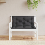 Aiapingi istmepadjad 2 tk, must, 100x50x7 cm, oxford-kangas