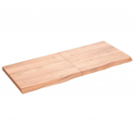 Seinariiul, helepruun, 120 x 50 x (2-4) cm, t&ouml;&ouml;deldud tammepuit