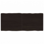 Lauaplaat, tumepruun, 140 x 60 x (2-4) cm, t&ouml;&ouml;deldud t&auml;ispuit