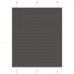 Plisseeritud ruloo must 110x100 cm kanga laius 109,4 cm