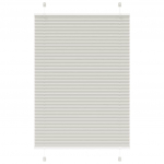 Plisseeritud ruloo helehall 100x100 cm kanga laius 99,4 cm