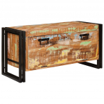 Kinga kapp riiuliga uksega pruun 90 x 38 x 45 cm taastatud puit