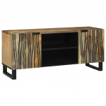 Tv &uuml;ksused pruun 105 x 33 x 46 cm tehispuit