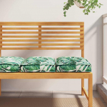 Kaubaaluse istmepadi lilled 2 pcs lehemuster 40 x 40 x 8 cm