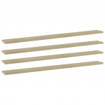 Riiuliplaadid 4 tk, sonoma tamm, 100x10x1,5 cm, puitlaastplaat