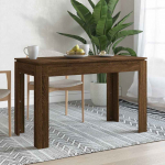 S&ouml;&ouml;gilaud, pruun tamm, 120 x 60 x 76 cm, tehispuit