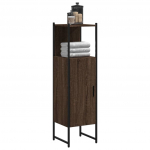 Vannitoakapp, pruun tamm, 33 x 33 x 120,5 cm, tehispuit