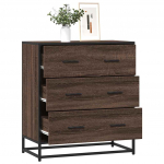 Puhvetkapp pruun tamm 68x35x76 cm engineered wood and metal