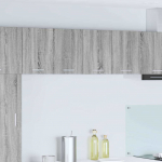 Seinakapp riga 2 pcs hall sonoma ja valge 60 x 31 x 40 cm