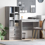 Laud koos hoiuruumiga sahtliga 2 pcs hall sonoma tehispuit