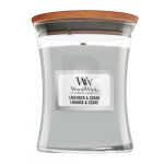 Woodwick Lavender & Cedar k&uuml;&uuml;nal 275 g