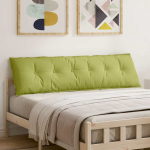 Seljatugi padi hele roheline 180 x 19 x 50 cm kangas