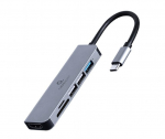 I/O ADAPTER USB-C TO HDMI/USB3/6IN1 A-CM-COMBO6-02 GEMBIRD - 8716309124249