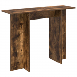 Konsoollaud suitsetatud tamm 100 x 30 x 75 cm t&ouml;&ouml;deldud puit