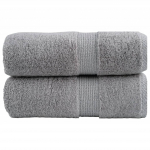 Premium-klassi pesur&auml;tikud solund 2 tk hall 30 x 30 cm 600 g/m&sup2;