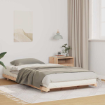 Voodi raam pruun 80 x 220 cm tahke m&auml;nd