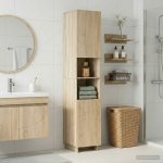 Vannitoakapp sonoma tamm 36,5 x 38 x 180 cm tehispuit