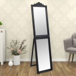 Eraldiseisev peegel, must, 45x180 cm