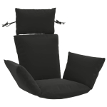 Adirondacki padjad putten 100% pol&uuml;ester must 60 x 145 x 10 cm