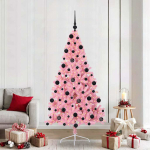 Tehis pre-lit j&otilde;ulupuu koos 300 led-iga roosa 210 cm pvc