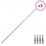 Reguleeritavad turvaaknatrellid 3 tk 710&ndash;1200 mm