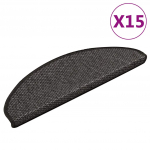 Isekleepuv trepivaip, sisal, 15 tk, 65x21x4 cm, antratsiit