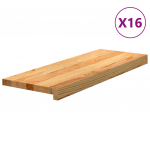 Trepiastmed 16 tk, helepruun, 70x25x2 cm, tammepuit