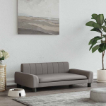 Koeravoodi, pruunikashall, 90 x 53 x 30 cm, kangas