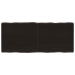 Lauaplaat, tumepruun, 140 x 60 x (2-6) cm, t&ouml;&ouml;deldud t&auml;ispuit