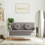 Patjadega pink, pruunikashall, 113 x 64,5 x 75,5 cm, kangas