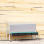 Kanade pesakast 3 sektsiooniga jalgadega, tsingitud terasest