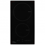 Induktsioonpliit 2 plaadiga, puutetundlik klaas 3500 w