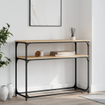 Konsoollaud, sonoma tamm, 100x35,5x75 cm, tehispuit
