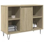 Vannitoakapp, sonoma tamm, 80 x 33 x 60 cm, tehispuit