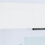 Seinakapp ladustamisega riga valge 80 x 31 x 80 cm tehispuit