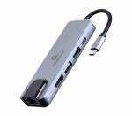 I/O ADAPTER USB-C TO HDMI/USB3/5IN1 A-CM-COMBO5-04 GEMBIRD - 8716309124270