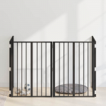 Koera aed 4 pcs must 60 x 80 cm tsinkteras